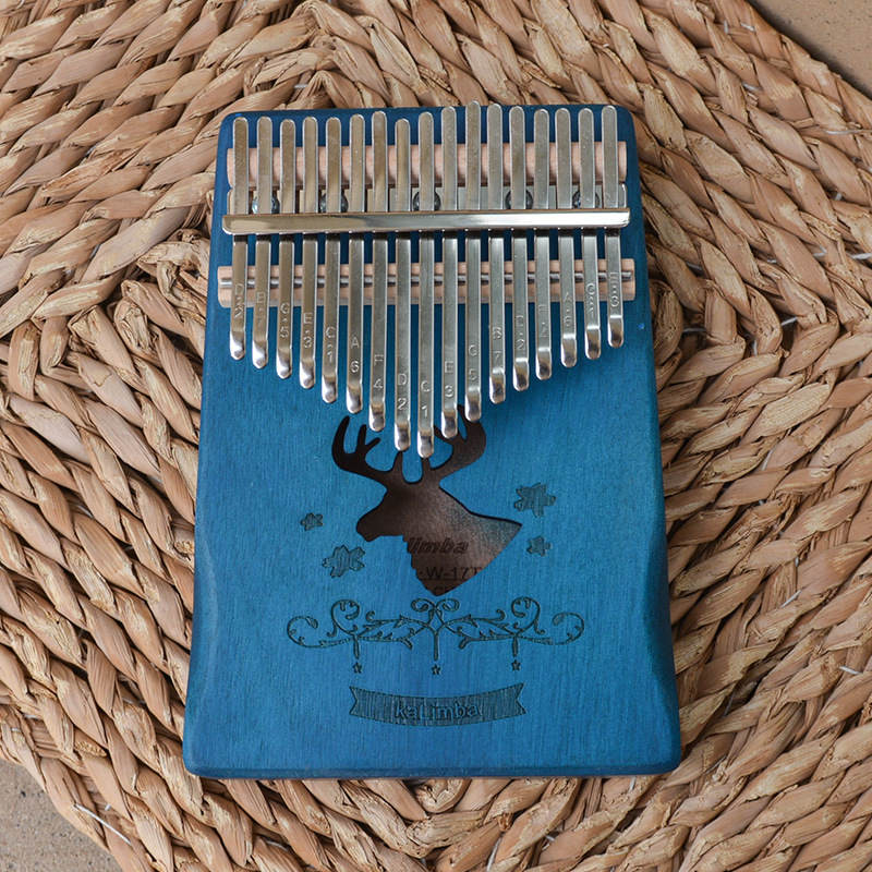 Portable Finger Piano Wholesale Children's Musical Instruments Small 21 Tone Girl 21 Tone Beginner Finger Piano