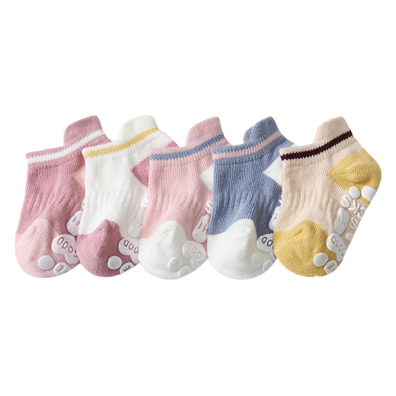 Children's Socks Non-Slip Sweat-Absorbent Short Trampoline Baby Baby Toddler Socks Boys Indoor Floor Girls Socks