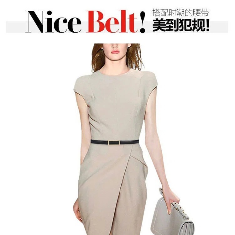 Picture of Belt Women's High-end Sense Belt Genuine Leather Summer Decorative Thin Belt Fashion All-match dress Suit Trendy Trouser Belt