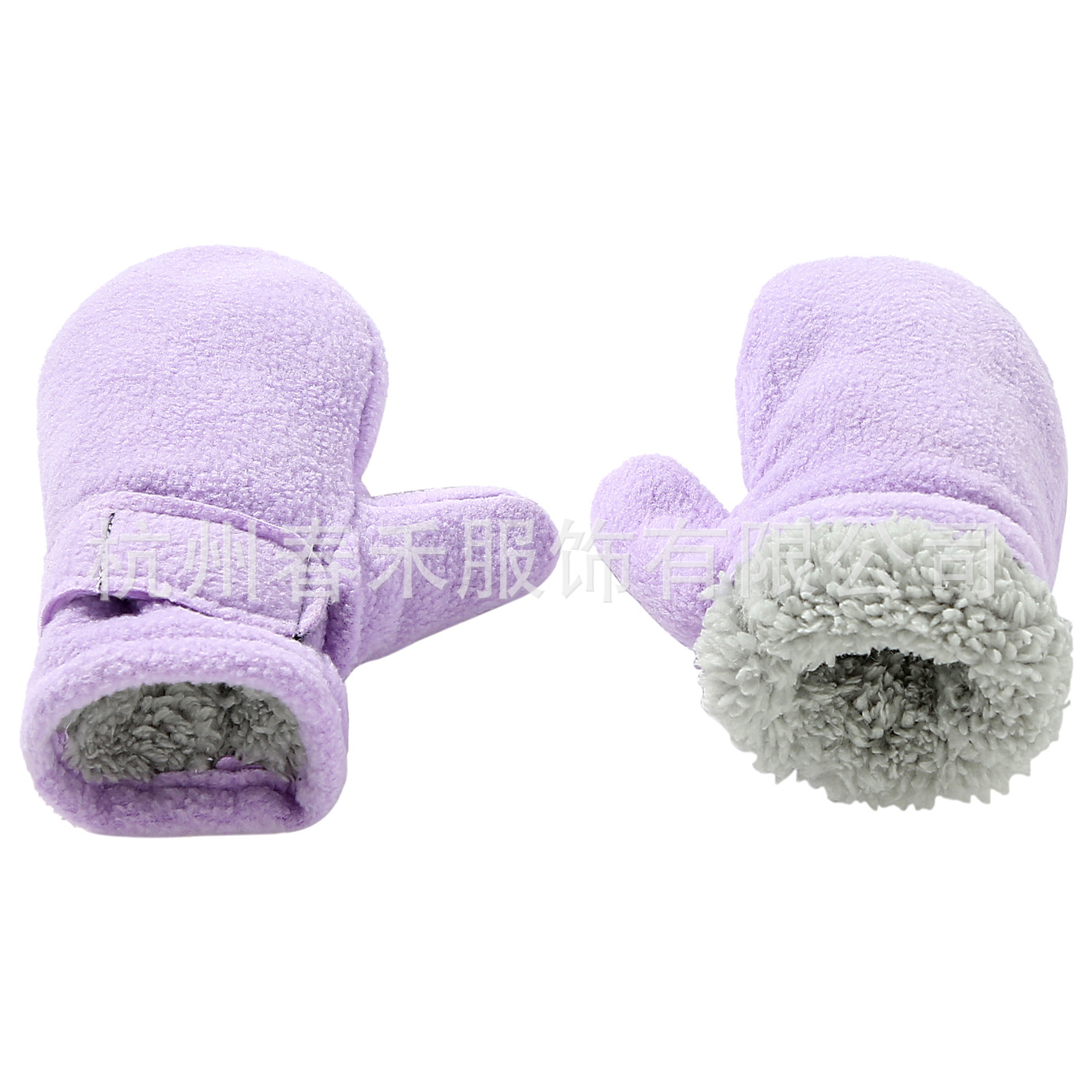 Picture of Spot 10 Colors Amazon 3 Size Cross-Border E-Commerce Kidsren's Mittens Polar Fleece Comfortable Velvet Velcro Gloves
