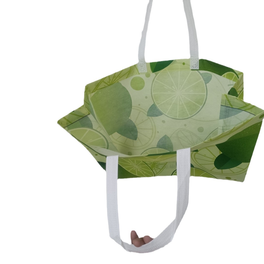 RPET non-woven bag color printing non-woven bag RPET color printing non-woven bag non-peritoneal color printing non-woven bag