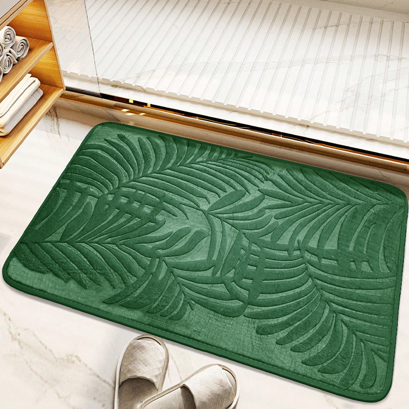 Picture of Cross-border e-commerce memory cotton toilet floor mat bathroom absorbent non-slip mat living room bedroom kitchen home carpet