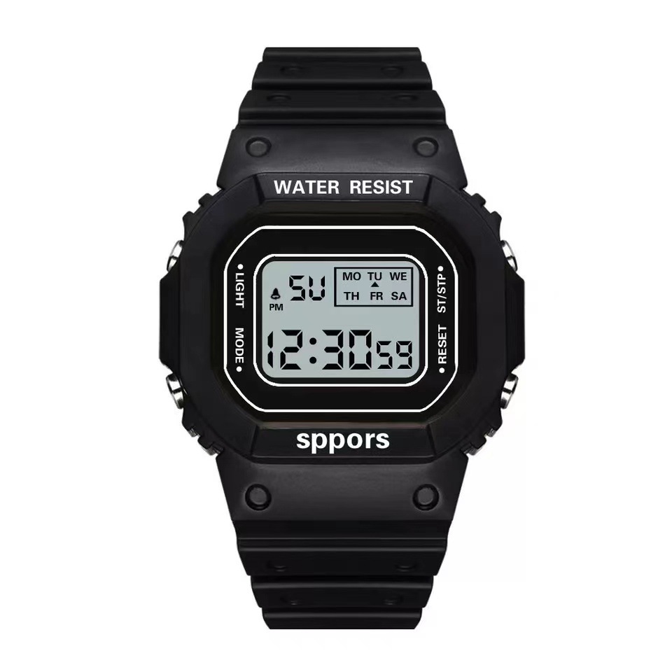Electronic Watch for Middle School Students Waterproof Sports Alarm Clock Watch Kakashi Style Fashion Foreign Trade Explosions Electronic Watch