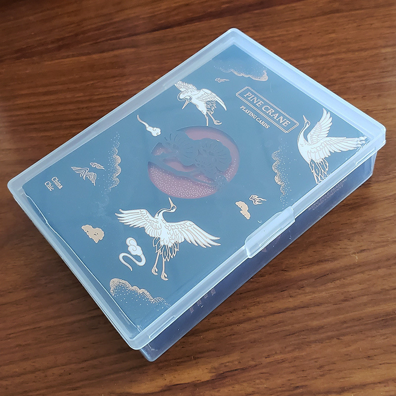 Picture of Transparent Plastic Box Poker Box Flash Card Ultraman Card Business Card Storage Bank Card Collection Card Bicycle