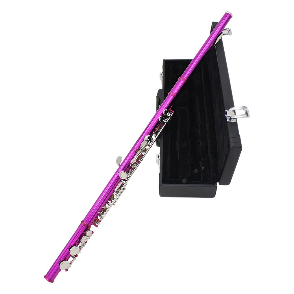 LADE16 hole flute c color flute e key children students adult professional playing western musical instrument flute
