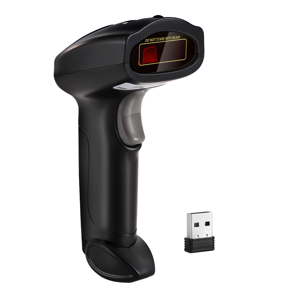 Laser wireless scanning gun one-dimensional two-dimensional code bluetooth scanning gun wired handheld barcode scanner supermarket Express