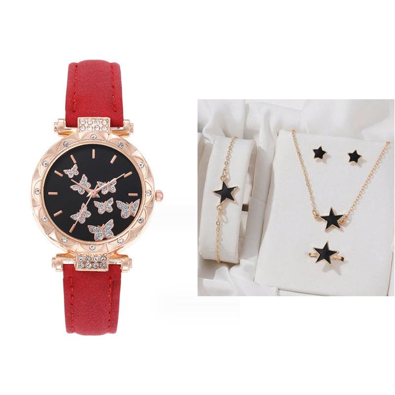 Picture of New TikTok Popular Women's Watch Fashion Simple Watch Butterfly Digital Belt Watch Wholesale