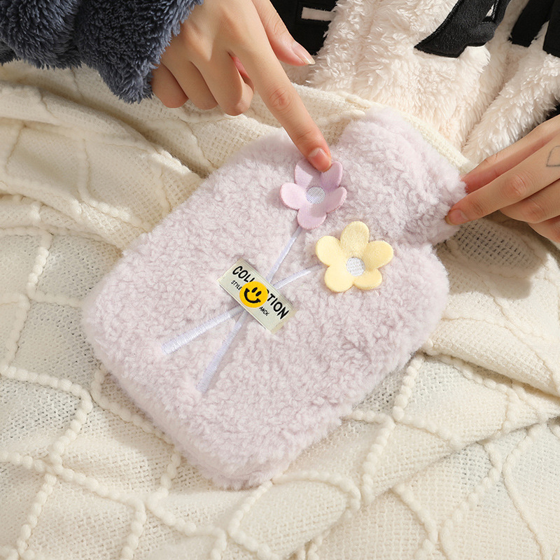 Picture of New Cute Plush Hand-Held Water-Filled Hot Water Bottle Thickeneded Explosion-Proof Pvc Hot Water Bottle Removable and Washable Spot Wholesale