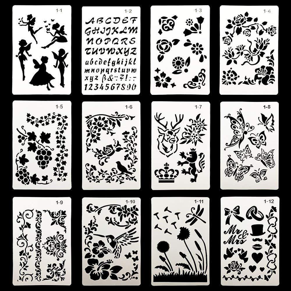 Theme Lace Ruler Personality Album Making Template Mold diy Handmade Material Accessories Painting Drawing Hollow Template