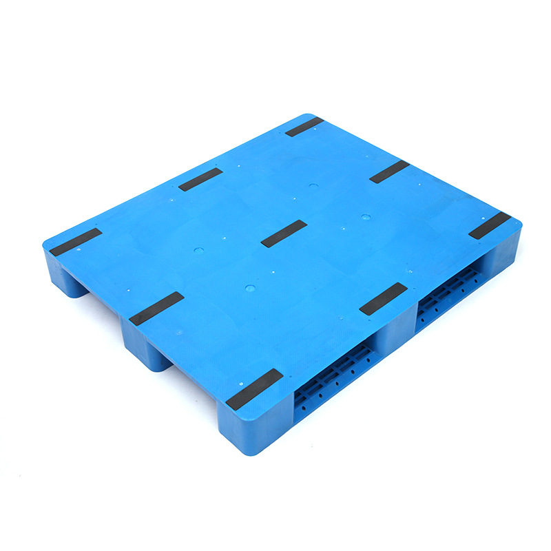 Picture of Flat nine-legged plastic pallet forklift industrial shelf moisture-proof pad warehouse card board floor mat plastic pallet