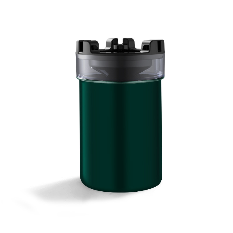 Picture of Ashtray with Water Tank Anti-fly Ash Anti-smoke Flavor Creative Household Car Funnel with Cover Personalized Stainless Steel Ashtray