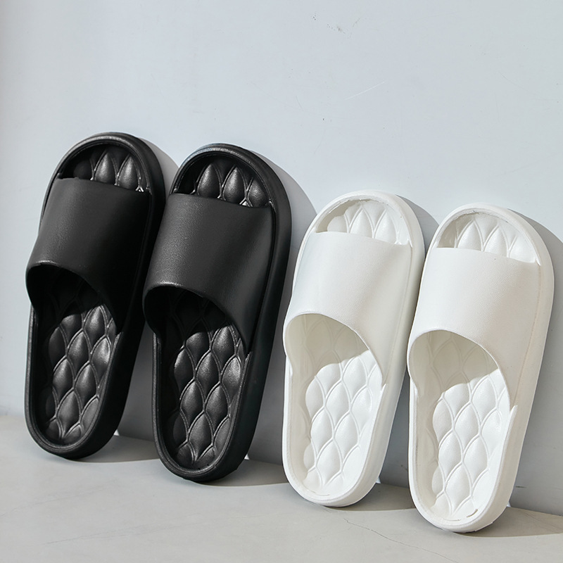 Women's summer home mute comfortable couple hotel school dormitory bathroom Bath men's flat slippers