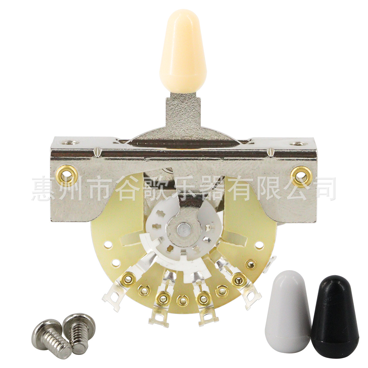 Musical instrument accessories guitar accessories fan switch 3-stop guitar switch with 3 caps movement