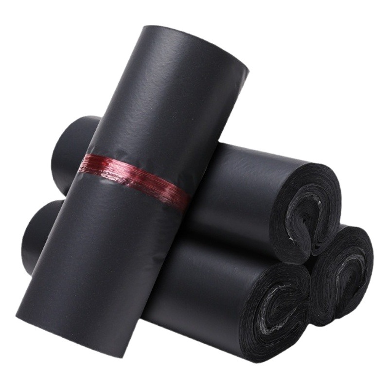 Black express bag packing bag spot wholesale 28*42 thick logistics waterproof bag plastic packaging bag back