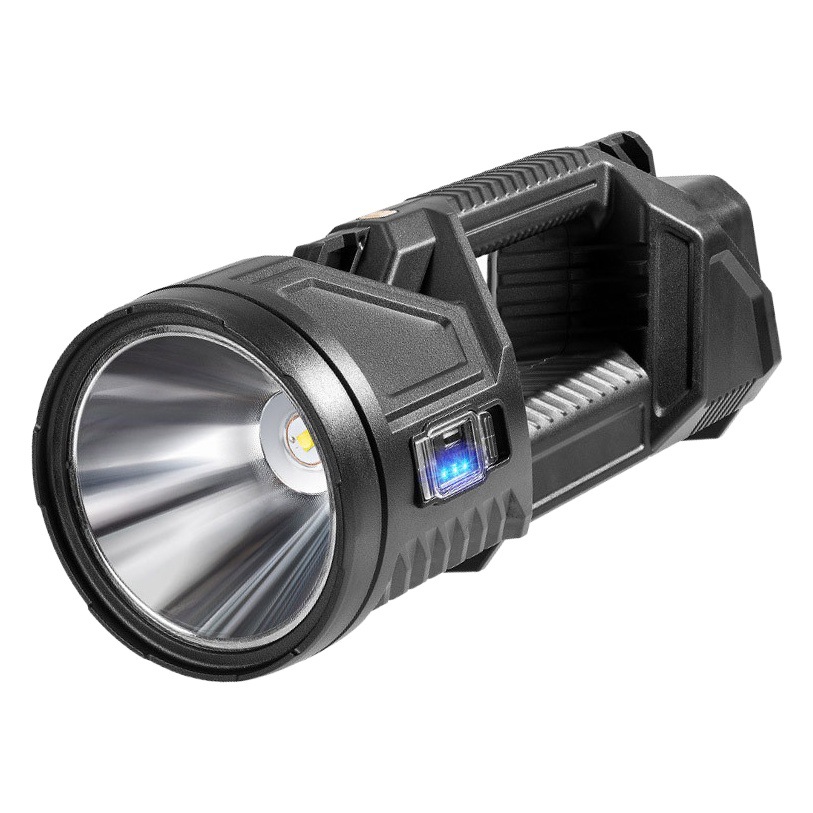 Cross-border new multi-functional charging LED Searchlight strong light flashlight outdoor high-power lighting strong light portable lamp