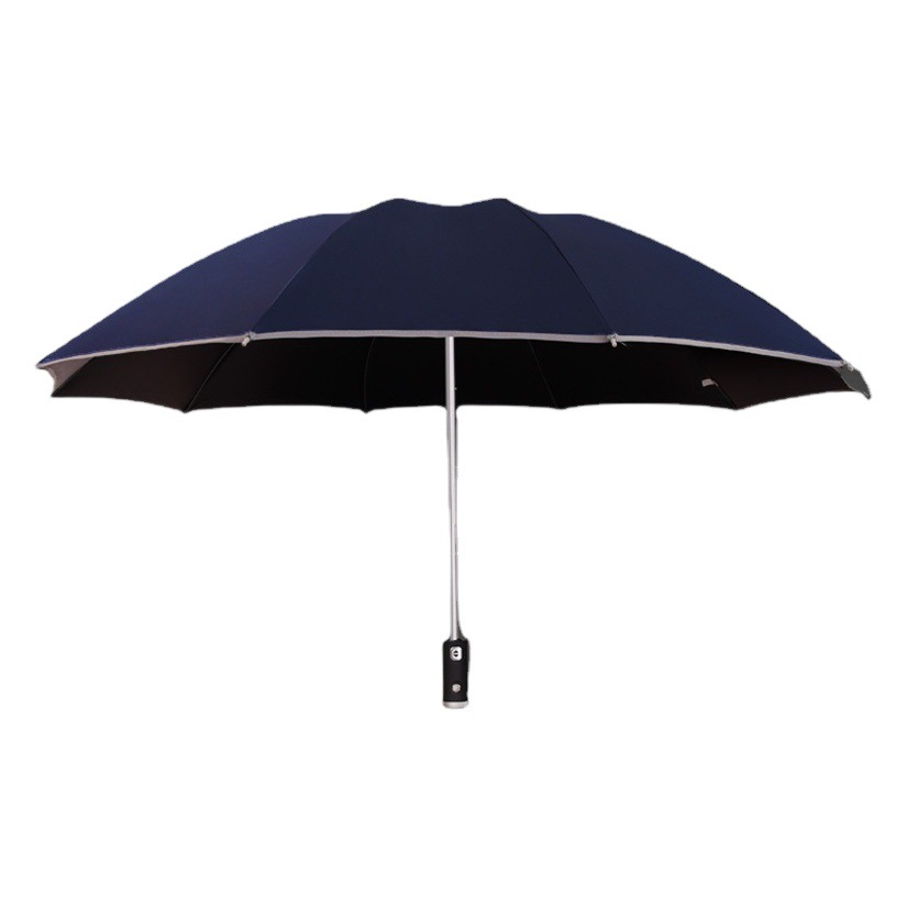 Ten-bone large reverse folding umbrella automatic creative business sun umbrella car umbrella customization