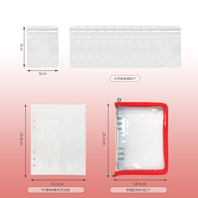 Picture of Anti-oxidation Jewelry Storage Book Earrings Ear Studs Ear Clips Necklace Hand Jewelry Silver Jewelry Sealed Bag Portable Bag Book