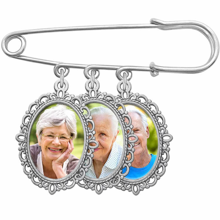 Picture of New Jewel Tray DIY Photo Frame Pendant Holiday Memorial Pendant Wedding Flower Decoration