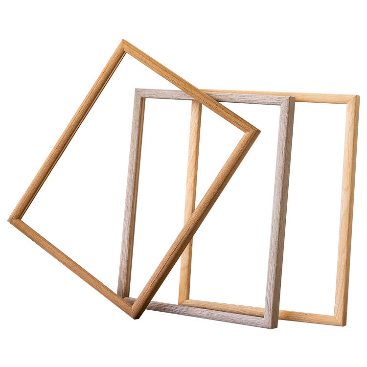 Picture of Digital Oil Painting Border Strip Outer Frame Mounted Retro Solid Wood Picture Frame Empty Frame Thin Edge Wooden Oil Picture Frame Custom