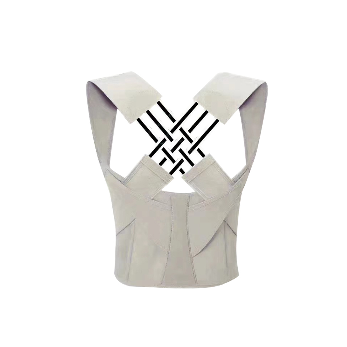 Picture of Body orthosis orthosis orthosis supplies for students adult men and women invisible back correction open shoulder artifact hunchback orthosis belt