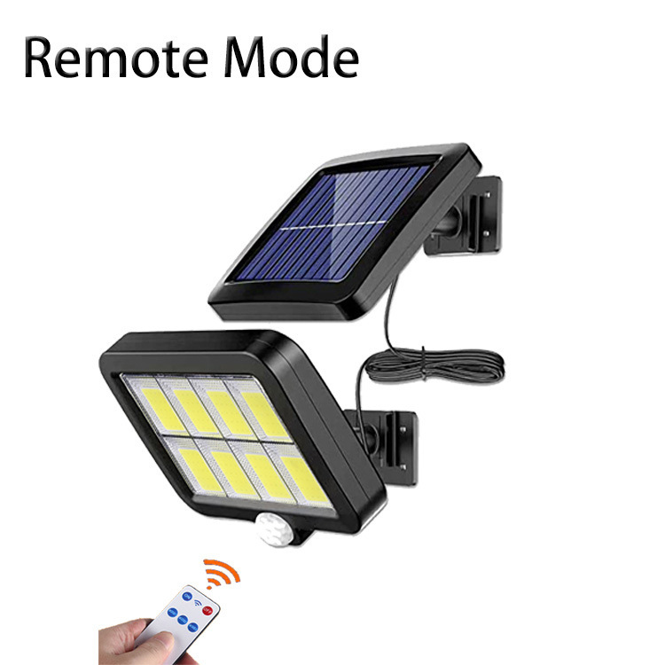 Split solar lamp outdoor courtyard corridor human body induction lamp outdoor lighting light control wall lamp remote control street lamp