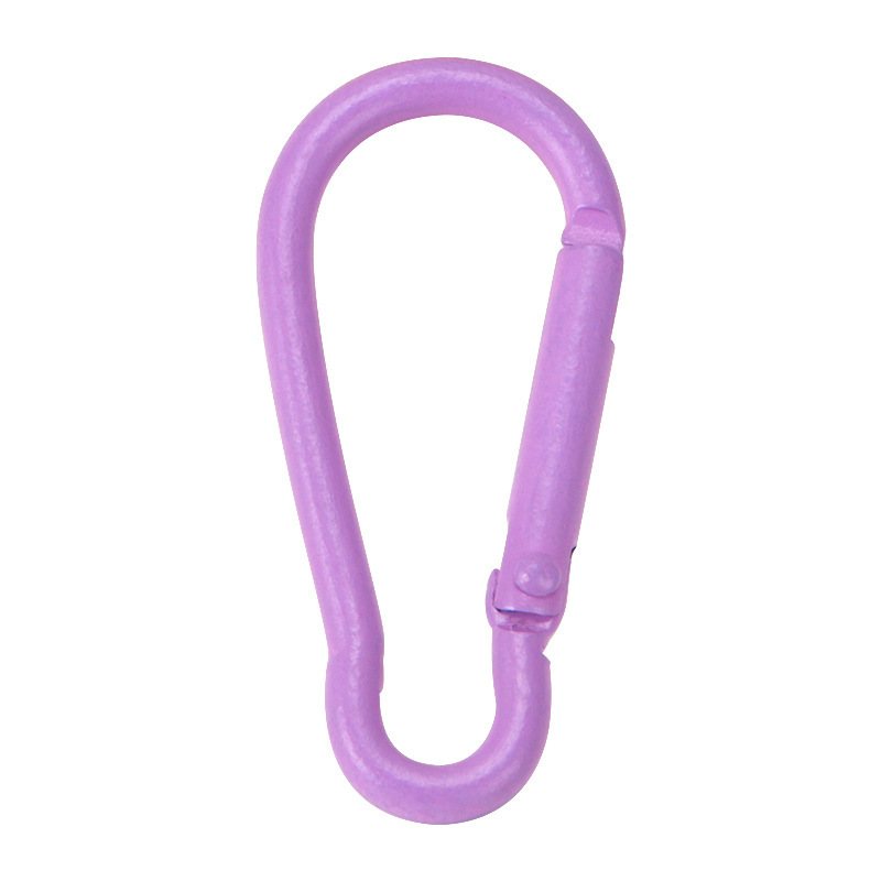 Picture of Factory wholesale color paint gourd-shaped carabiner aluminum alloy jewelry accessories water bottle key creative quick-hanging buckle