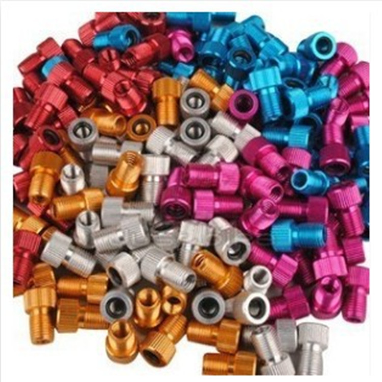 Bicycle road car air nozzle conversion mouth method to American French mouth to American mouth anode colorful single price