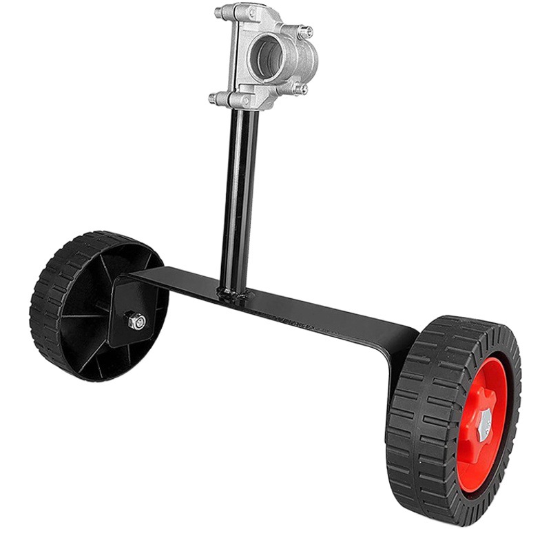 Lawn Mower Support Wheel Backpack Side-Mounted Lawn Mower Hand Support Frame Portable Support Wheel Cross-Border Hot Model