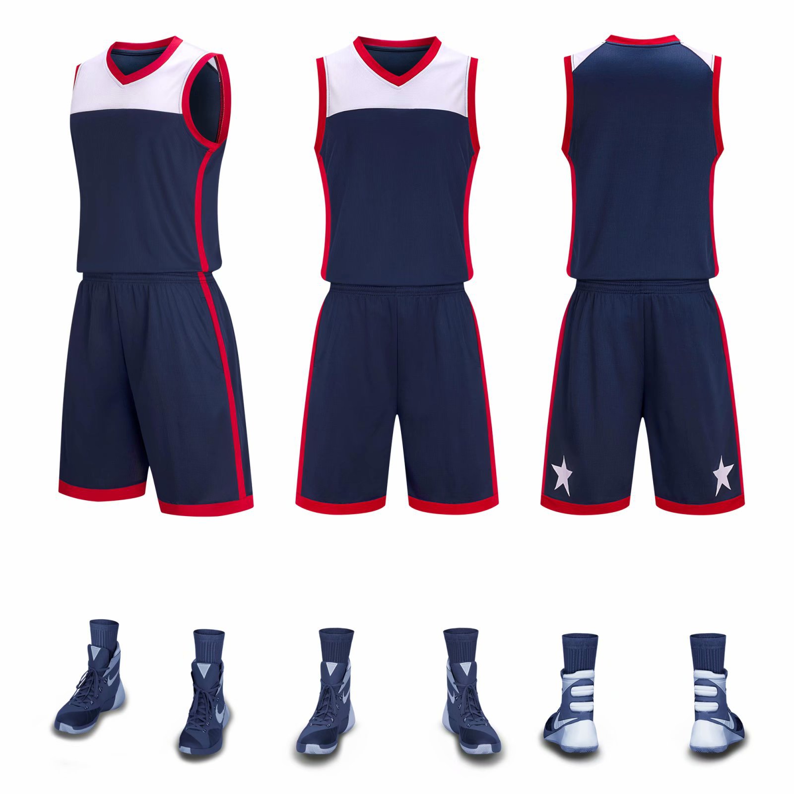 Picture of New in stock Basketball Suit suit Adult Children Fitness Suit Men's Basketball Training Game Breathable Sleeveless Ball Suit Summer
