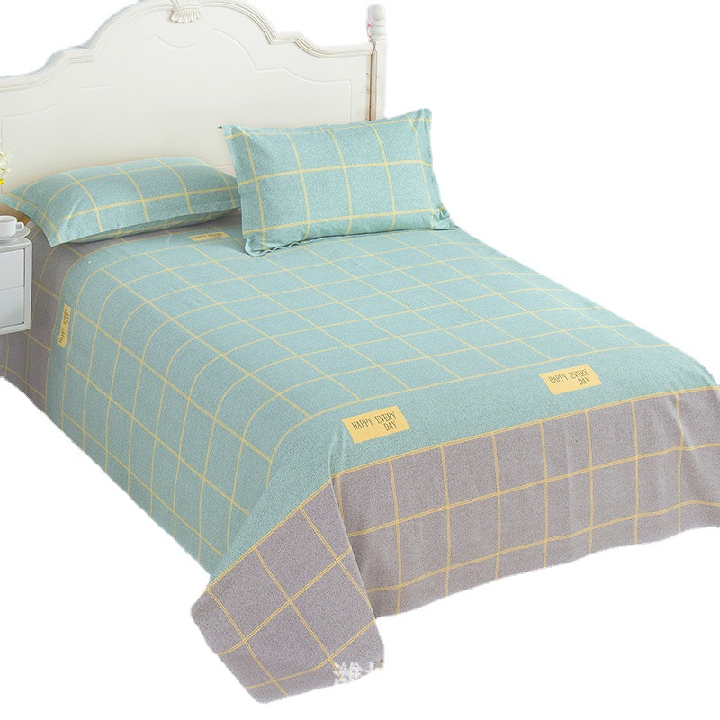 Picture of Factory Bed Sheets Thickened Scrub Bed Sheets Single Piece Student Dormitory Bed Sheets Scrub Bed Sheets for Single Bed