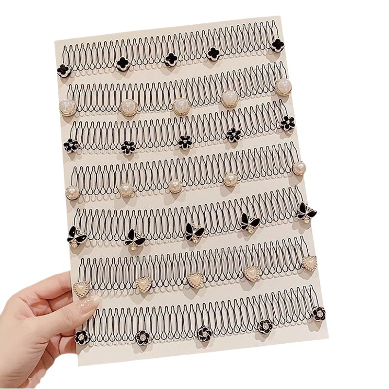 Hair accessories broken hair comb hair broken hair finishing artifact hair band children hairpin female back head clip headdress hairpin