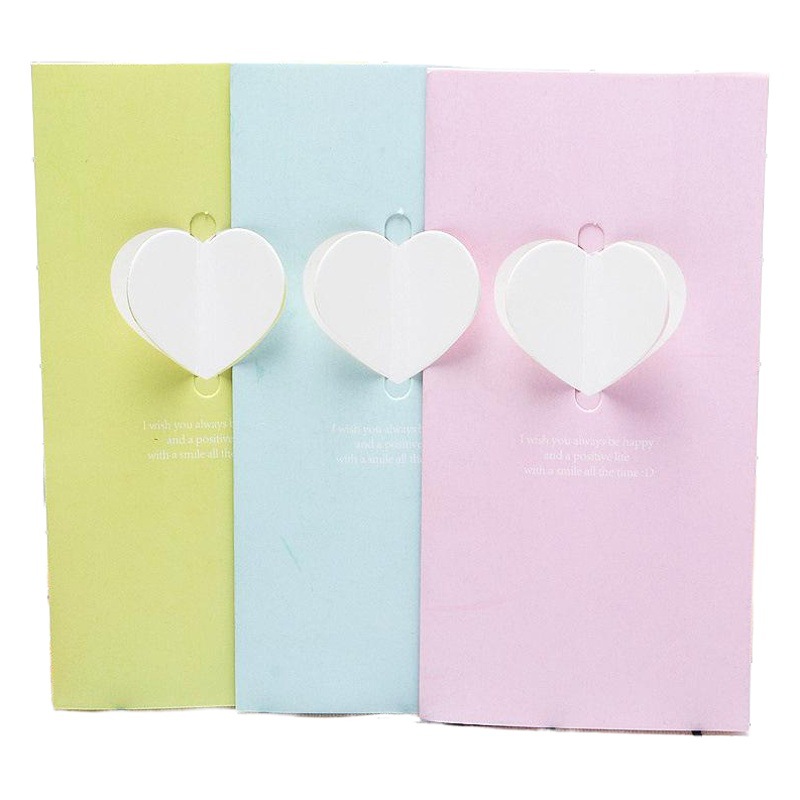 Korean stationery creative wings love greeting card message New Year Christmas blessing Valentine's Day card can be customized
