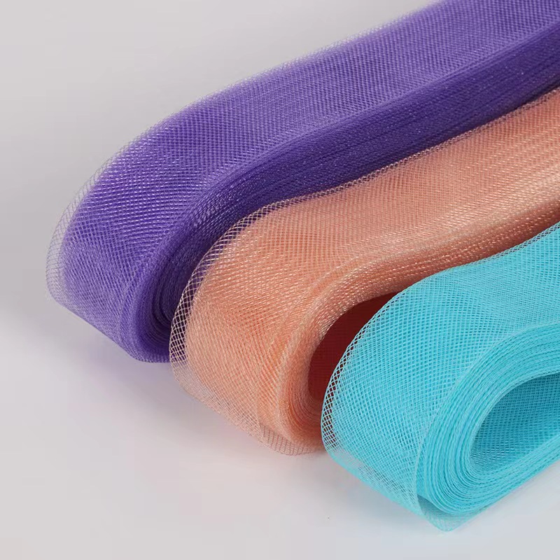 2-6cm Stretch Mesh Webbing Clothing Dance Skirt Shaped Wedding Dress Fishbone Mesh Latin Skirt Ponytail Lace