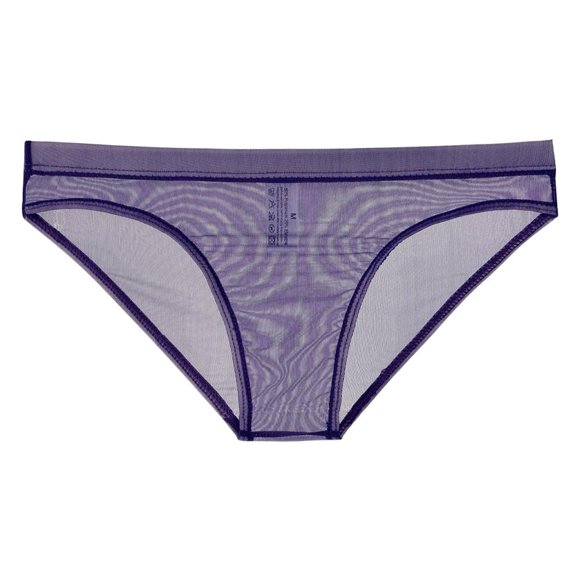 Jun Ye Men's Naked Transparent Underwear Thin Mesh Pocket-Free Tight Briefs Sexy Breathable Trendy Men's Youth