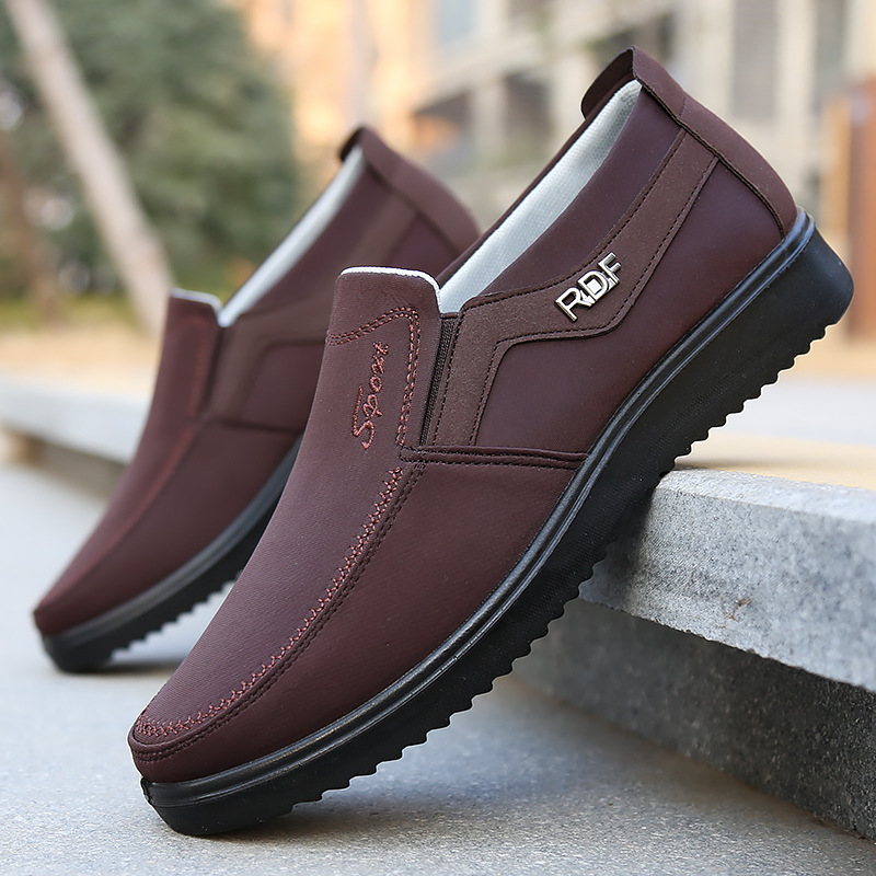 Picture of Factory wholesale plus size polyurethane cloth shoes old Beijing cloth shoes waterproof wear-resistant lightweight one-foot casual shoes for the elderly