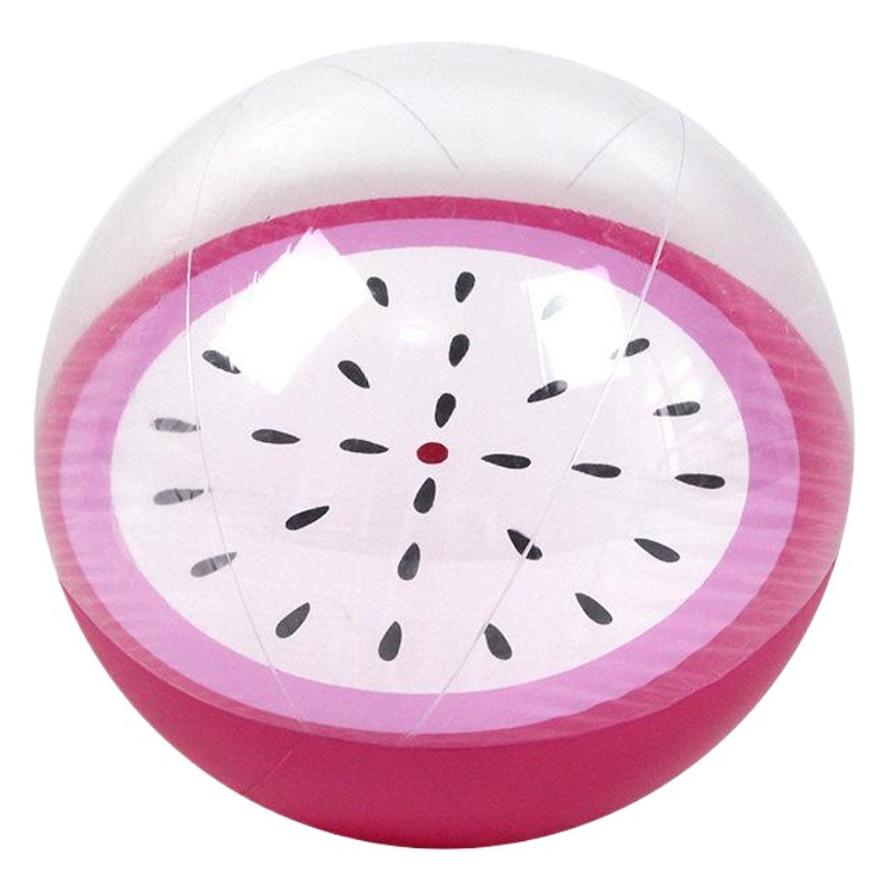 Ins Internet Celebrity Watermelon Orange Inflatable Beach Ball Dragon Fruit Kiwi Unicorn Entertainment Games Toy Ball