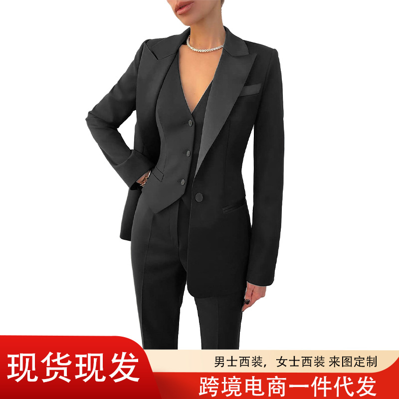Picture of Cross-Border Women's Three-Piece Suit Business Professional Casual Women's Suit Amazon Best-Selling Three-Piece Suit for Women