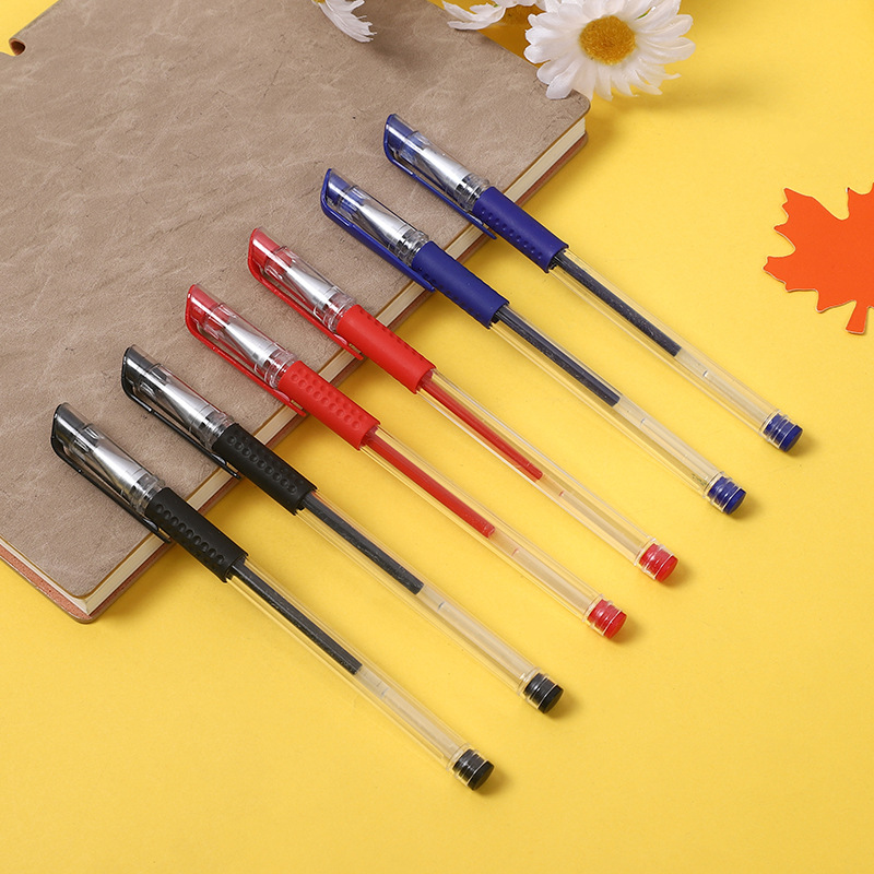 Stall hot sale European standard gel pen 0.5 bullet refill office stationery wholesale student needle head signature pen