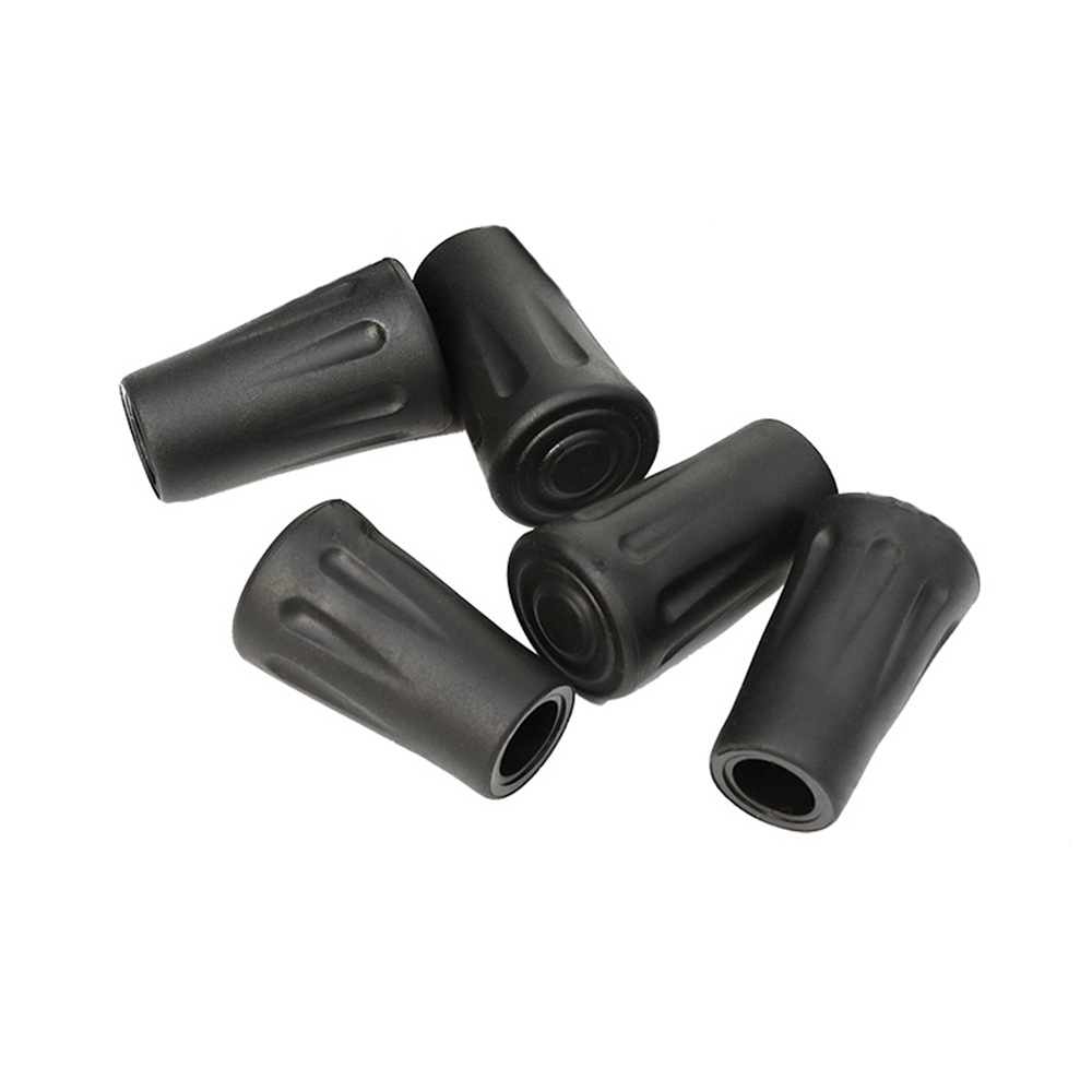 Picture of Mountaineering Staff Accessories Non-slip Rubber Sleeve Mountaineering Staff Shock Absorbing Wear-resistant Tip Sleeve Protective Foot Sleeve Accessories Cylindrical Head