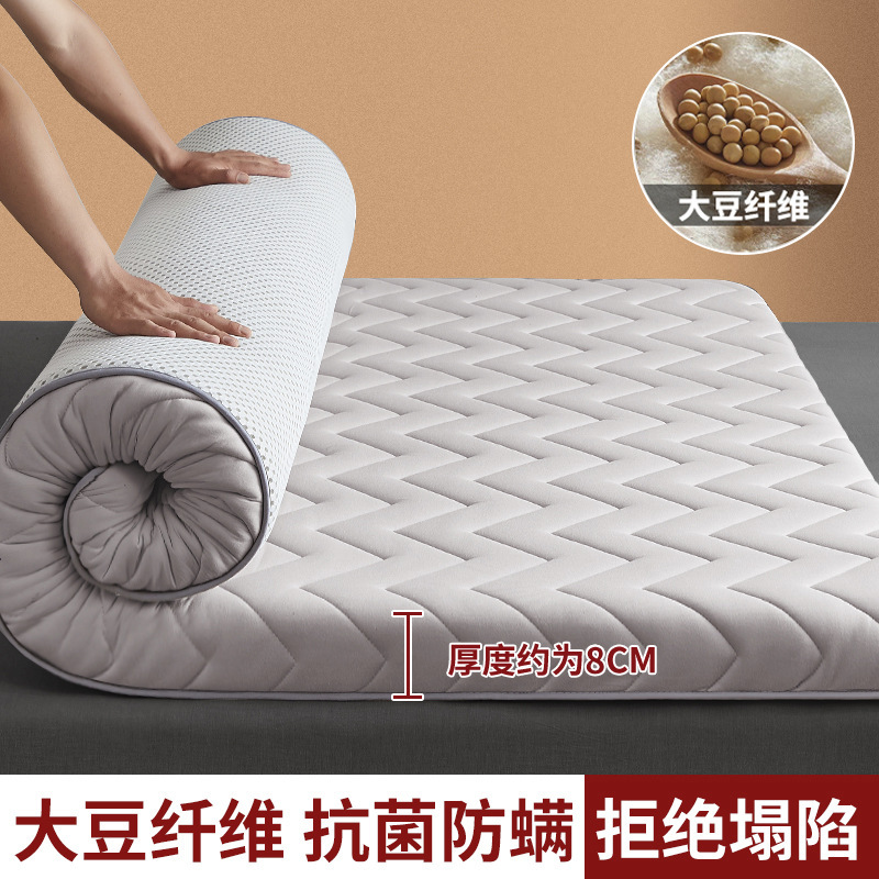 Household Double Thick fleece-lined Soft Mattress College Student Dormitory Single Bed Mattress Collapsible Mattress