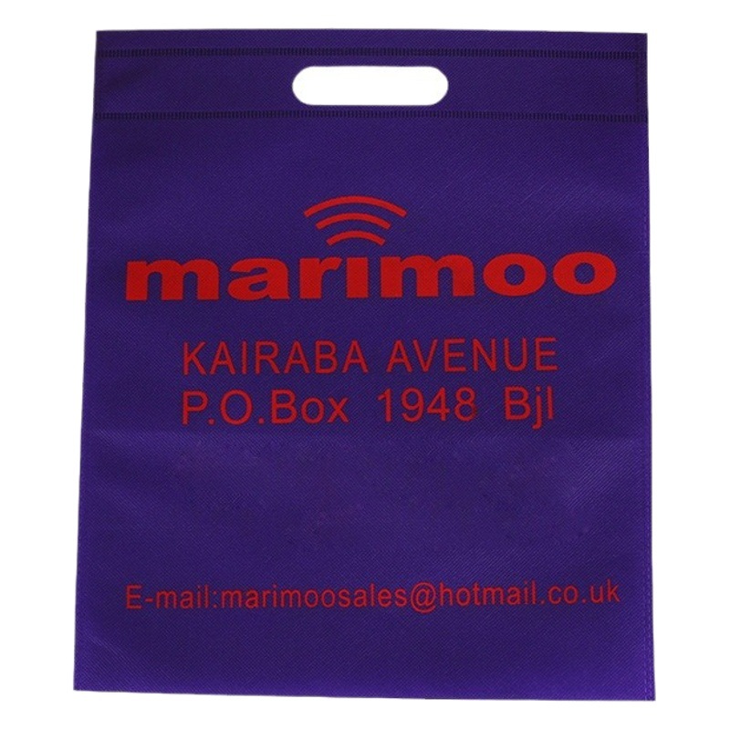 in stock flat mouth non-woven bag custom clothing handbag education and training logo advertising bag glasses packaging bag