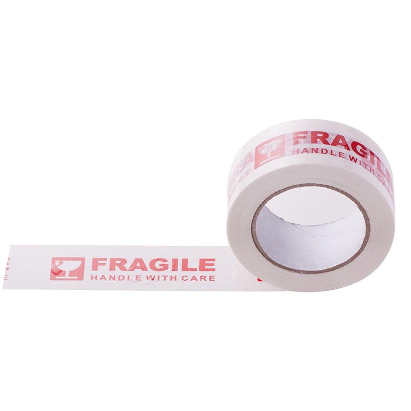 Picture of Cross-border FRAGILE English foreign trade Packaging Tape Printing FRAGILE warning tape 100 m