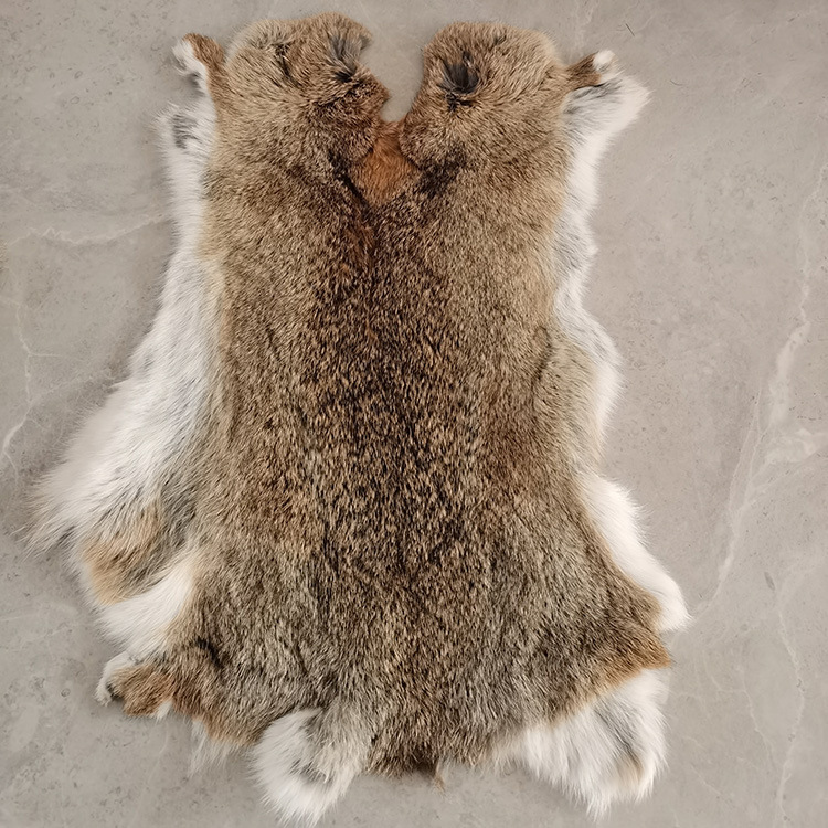 Picture of Extra Large Thick Old Rabbit Skin Rare Color Rabbit Skin Cushion Home Furnishings Decoration with Cooked Rabbit Skin Whole Piece
