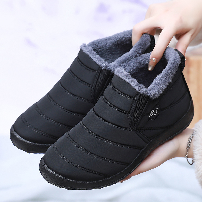 Picture of Cross-Border Dropshipping Cotton Shoes, Winter Snow Boots, Fleece-Lined Thick Cotton Boots, Ultra-Light Warm Casual Walking Shoes, Lightweight and Warm