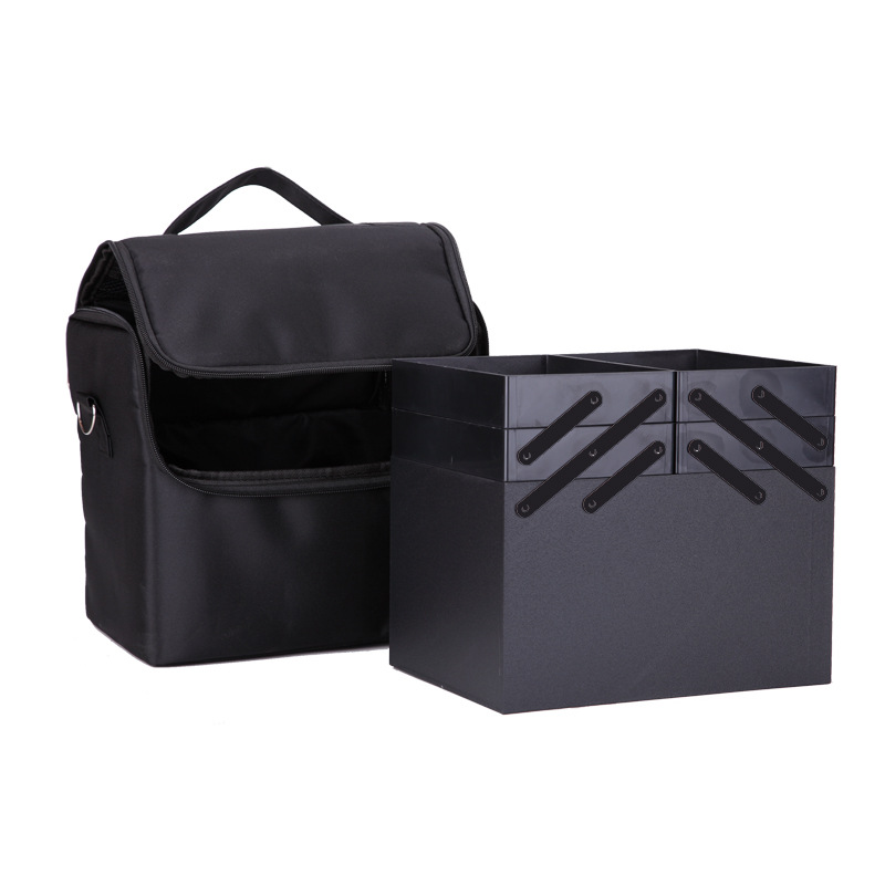 Picture of Cosmetic Portable Cosmetic Bag Students Internet Celebrity Nail Art Tattoo Toolbox Large Capacity Travel Cosmetic Storage Bag