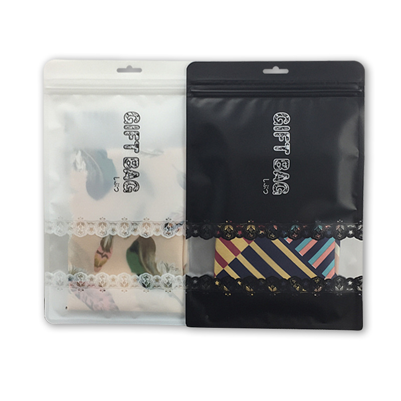 Spot chest stickers stockings leggings socks fur pants leather pants underwear universal clothing boutique frosted self-sealing packaging bag