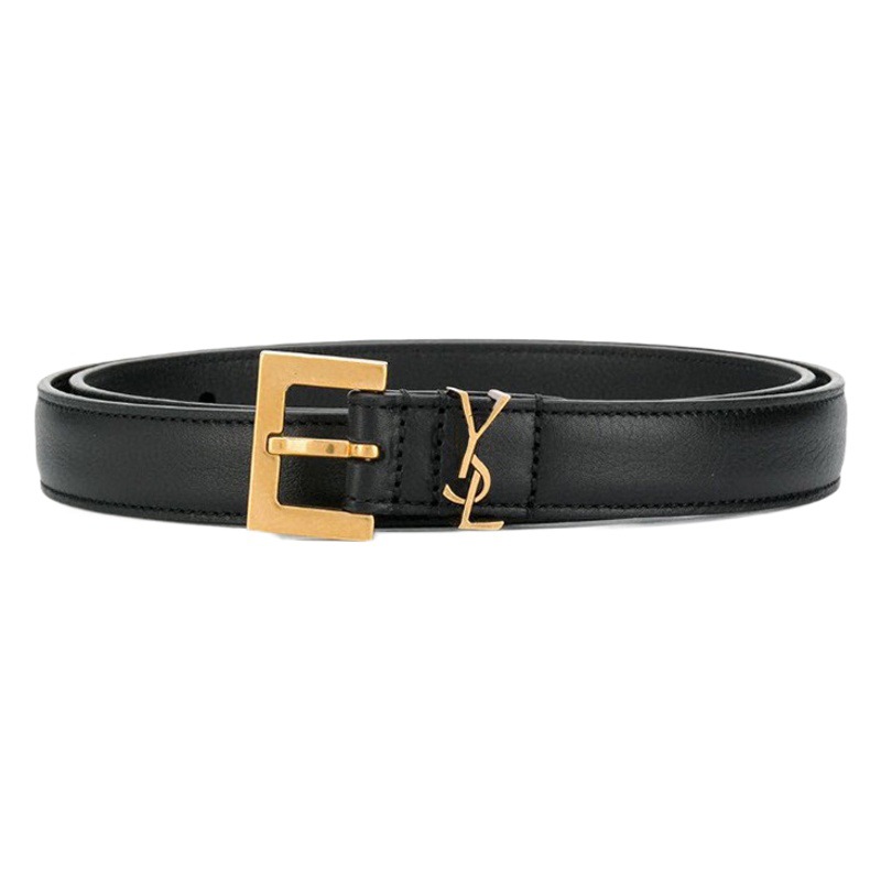 Women's belt simple all-Match belt fashionable genuine leather women's thin belt double-sided first layer cowhide pin buckle casual pants belt
