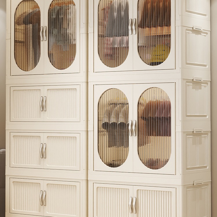 Installation-Free Baby Wardrobe Children's Clothes Storage Box Baby Plastic Small Wardrobe Household Simple Storage Locker