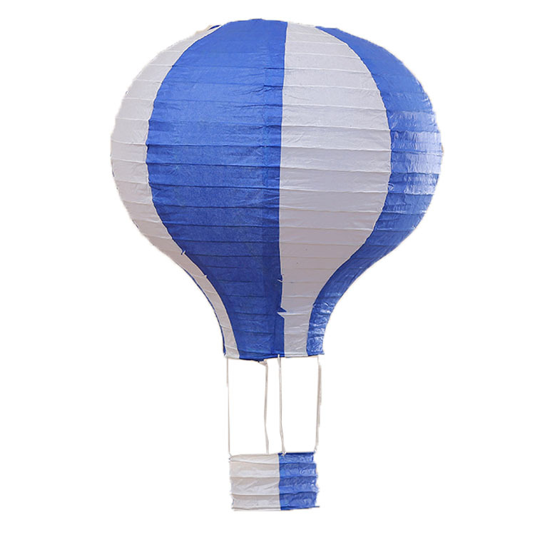 Picture of Hot Air Balloon Paper Lantern Decoration Shopping Mall Store Celebration Kindergarten Corridor Hanging Decoration Birthday Party Celebration Venue Layout