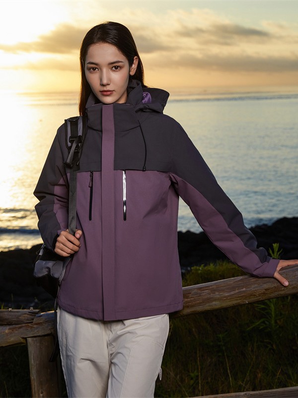 New National Standard Women's Three-In-One Winter Outdoor Windproof and Warm Graphene Liner Detachable Two-Piece Set Large Size